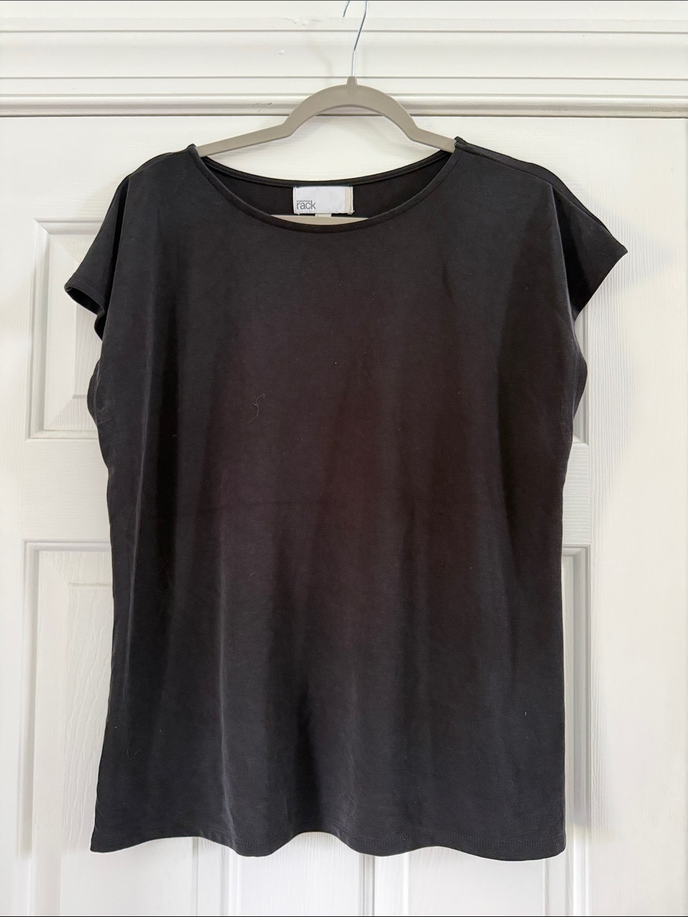 Nordstrom Rack Black Top - Women's Classic Crewneck